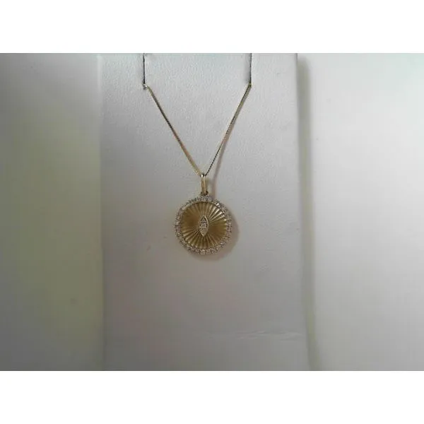 10K Yellow Diamond Pendant Tennies Jewelry Appleton, WI