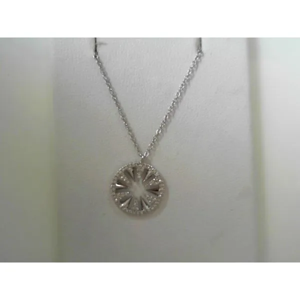 14K White Diamond Pendant Tennies Jewelry Appleton, WI