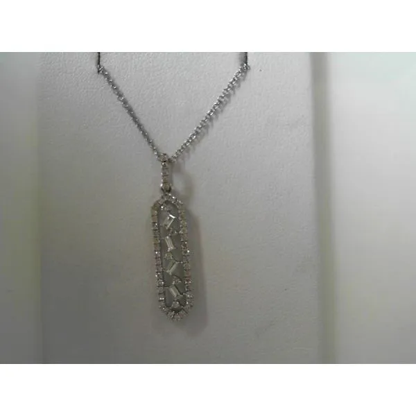 14K White Diamond Pendant Tennies Jewelry Appleton, WI
