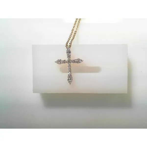 14K Yellow Gold Diamond Pendant Tennies Jewelry Appleton, WI