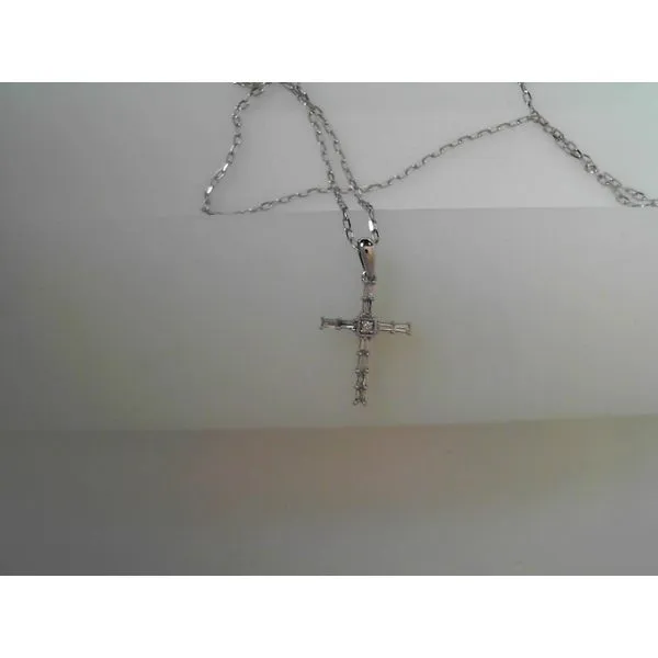 10K White Gold Diamond Necklace Tennies Jewelry Appleton, WI