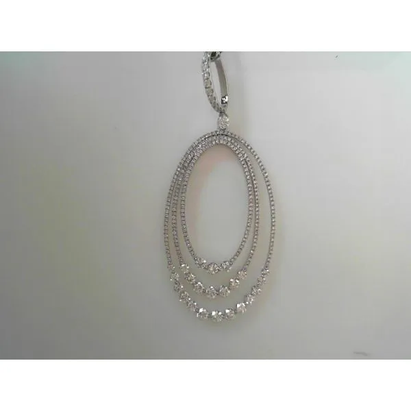 White 18 Karat Diamond Necklace Tennies Jewelry Appleton, WI