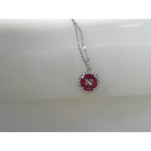 White 14 Karat Diamond Necklace Tennies Jewelry Appleton, WI