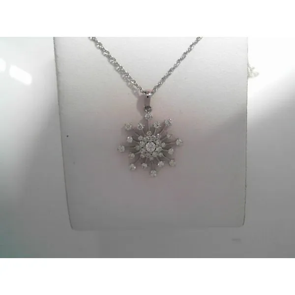 White 14 Karat Diamond Necklace Tennies Jewelry Appleton, WI