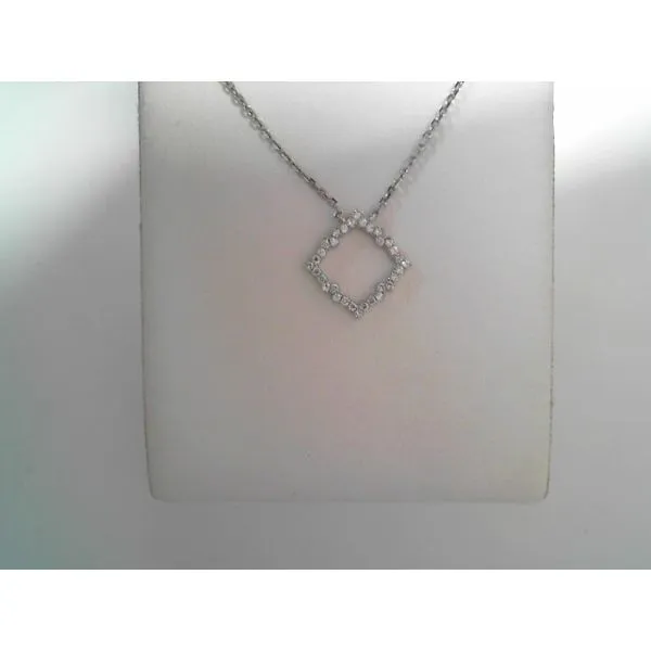 14K White Gold Diamond Necklace Tennies Jewelry Appleton, WI