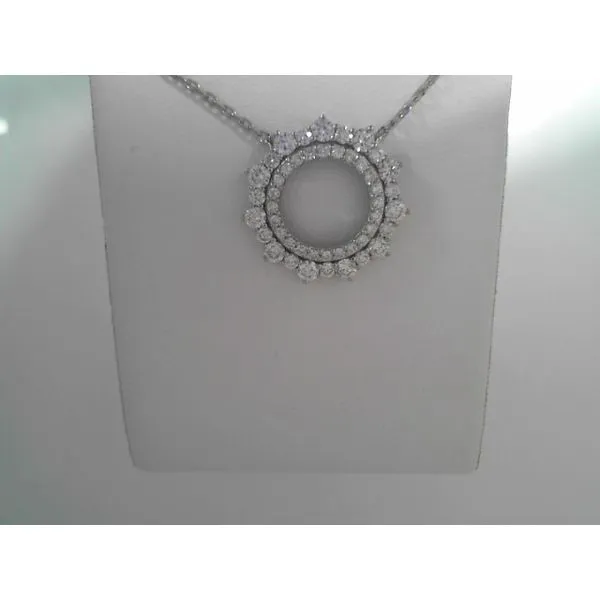 14K White Gold Diamond Necklace Tennies Jewelry Appleton, WI