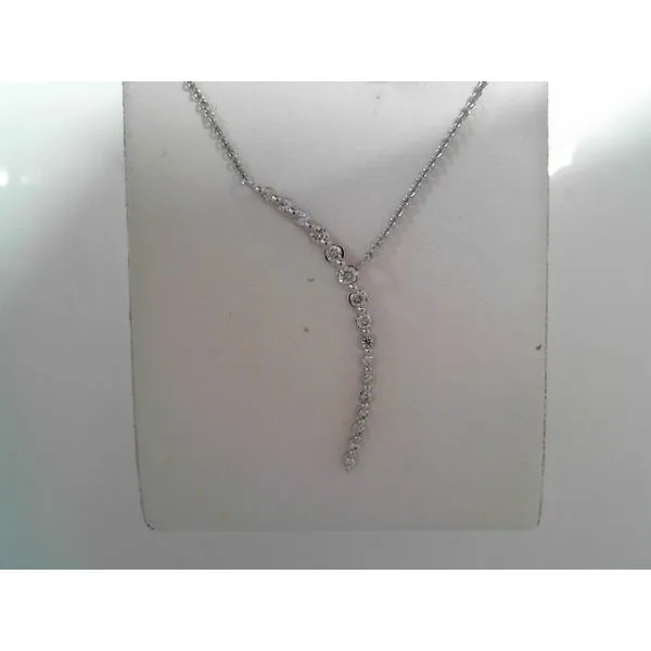 White 14 Karat Diamond Necklace Tennies Jewelry Appleton, WI