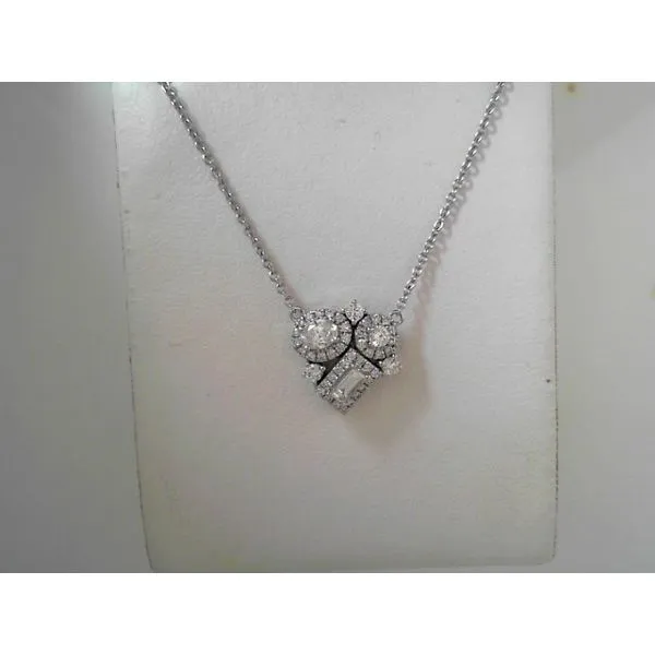 14 Karat White Gold Diamond Necklace Tennies Jewelry Appleton, WI