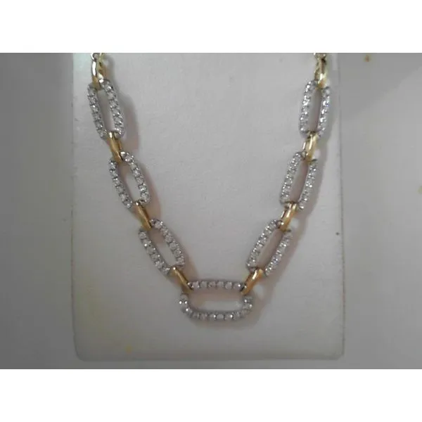 14 Karat Yellow Gold Diamond Necklace Tennies Jewelry Appleton, WI