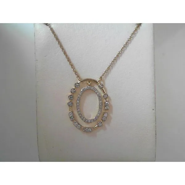 14 Karat Yellow Gold Diamond Necklace Tennies Jewelry Appleton, WI