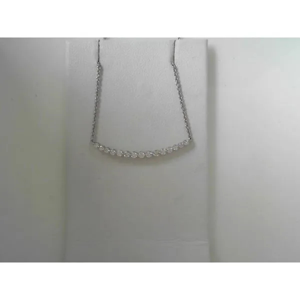 18 Karat White Gold Diamond Necklace Tennies Jewelry Appleton, WI