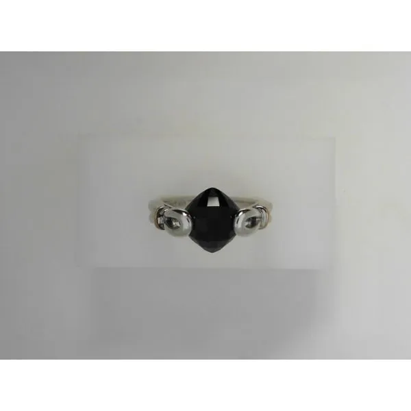 Sterling Silver Onyx Ring with 18K Yellow Gold Accent Tennies Jewelry Appleton, WI