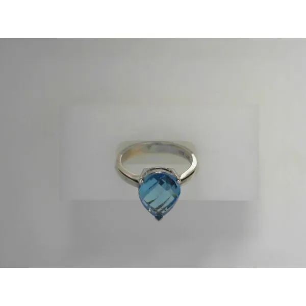 Sterling Silver Blue Topaz Gemstone Ring Tennies Jewelry Appleton, WI