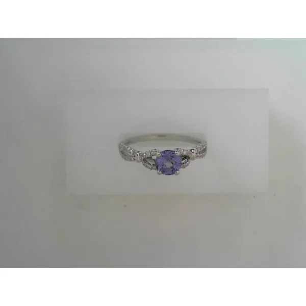 14K White Gold Tanzanite and Diamond Fashion Ring Tennies Jewelry Appleton, WI