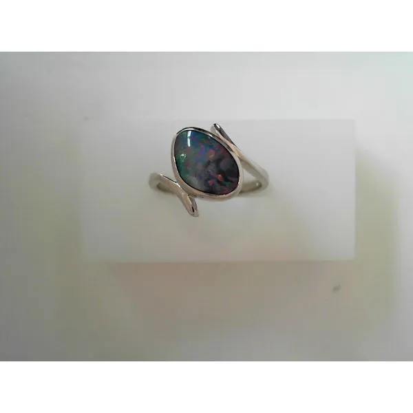 Platinum Opal Free Form Fashion Ring Tennies Jewelry Appleton, WI