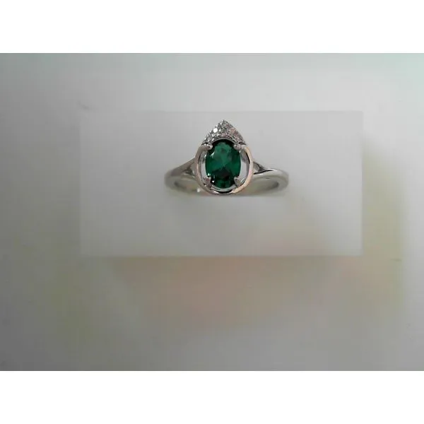 Platinum Emerald Fashion Ring Tennies Jewelry Appleton, WI