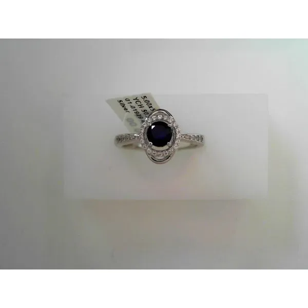 Silver Ruby Halo Ring Tennies Jewelry Appleton, WI