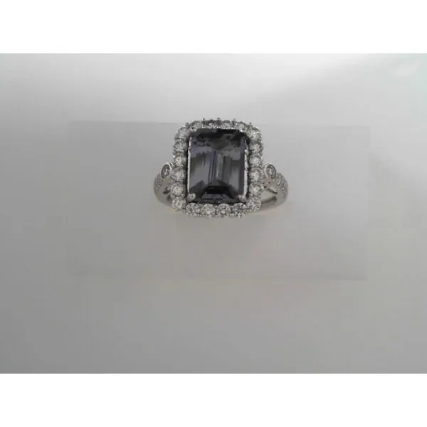 White Gold Emerald Tanzanite Diamond Ring Tennies Jewelry Appleton, WI