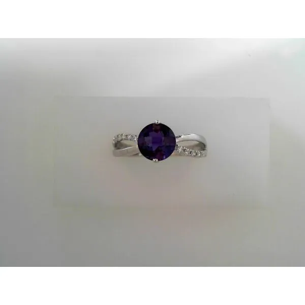 14K White Alexandrite Diamond Fashion Ring Tennies Jewelry Appleton, WI