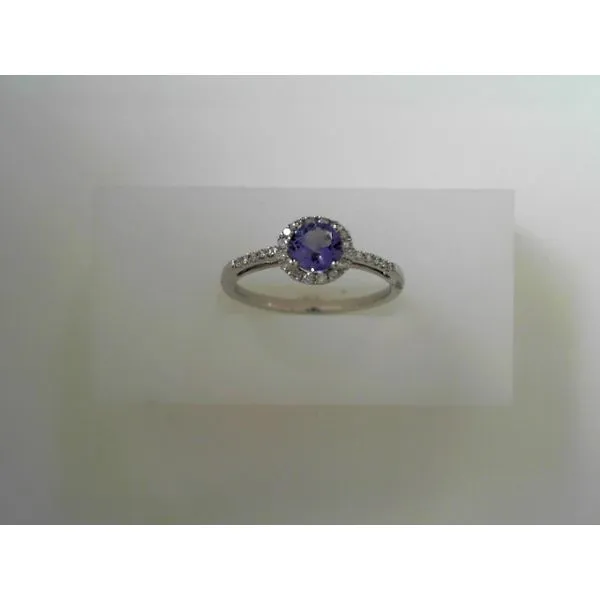 Tanzanite and Diamond Fashion Ring in 14K White Gold Tennies Jewelry Appleton, WI