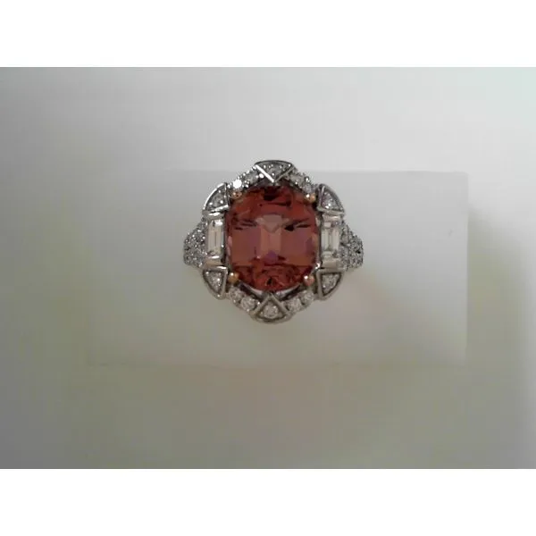 Oval Tourmaline and Diamond Fashion Ring Tennies Jewelry Appleton, WI