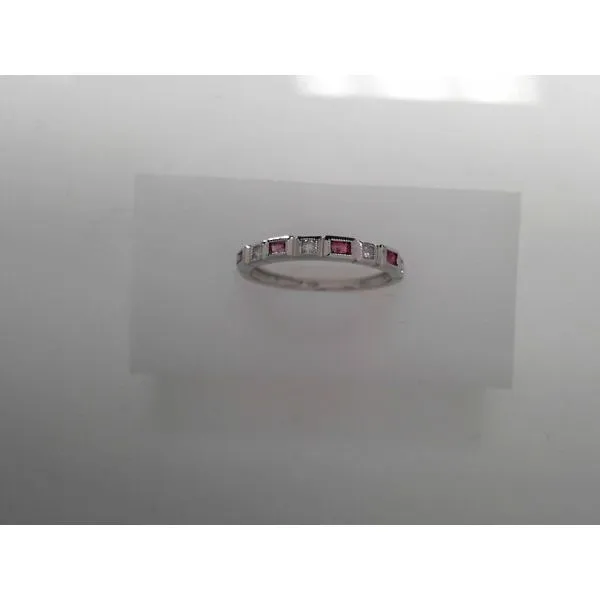 Diamond and Rubelite Tourmaline Fashion Ring Tennies Jewelry Appleton, WI