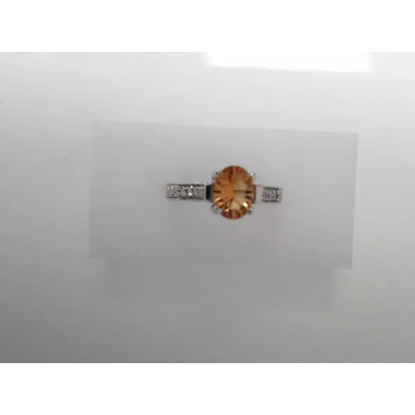 Citrine and Diamond Fashion Ring Tennies Jewelry Appleton, WI
