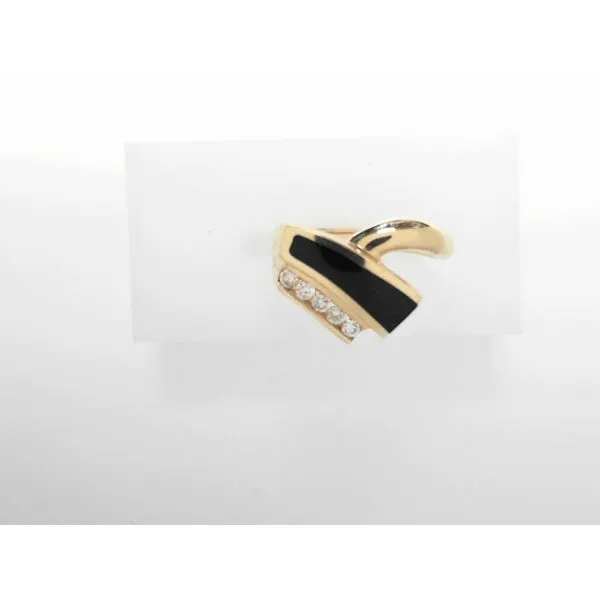 Onyx Fashion Ring in 14K Yellow Gold Tennies Jewelry Appleton, WI