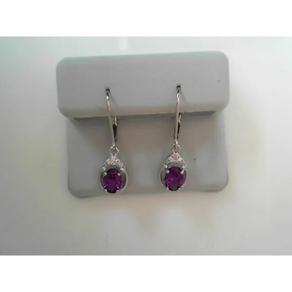 Silver Alexanderite Lever Earrings Tennies Jewelry Appleton, WI