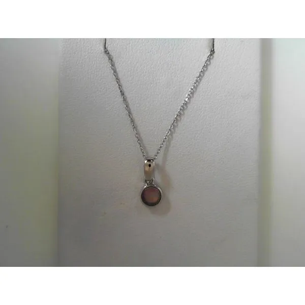 Opal Pendant in 14K White Gold Tennies Jewelry Appleton, WI