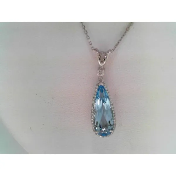 Blue Topaz Drop Pendant Tennies Jewelry Appleton, WI