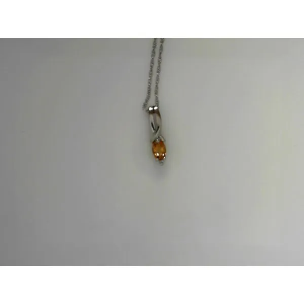 Sterling Silver Citrine Necklace Tennies Jewelry Appleton, WI