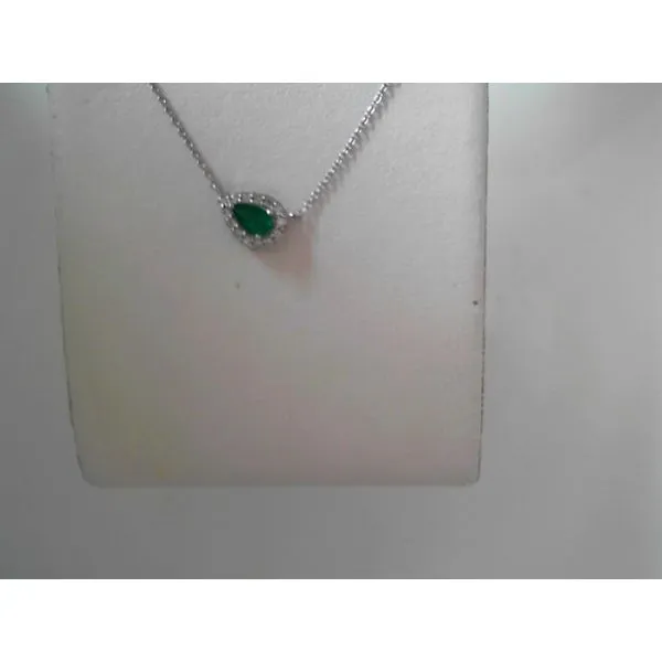 Emerald and Diamond Necklace Tennies Jewelry Appleton, WI