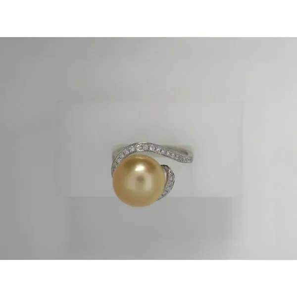 14K White Gold Pearl Ring Tennies Jewelry Appleton, WI