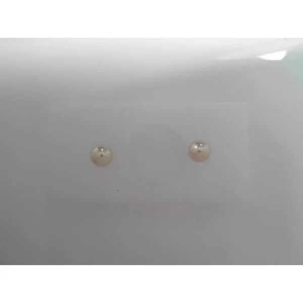 White Pearl Stud Earrings Tennies Jewelry Appleton, WI