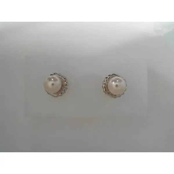 Sterling Silver Pearl Stud Earrings Tennies Jewelry Appleton, WI