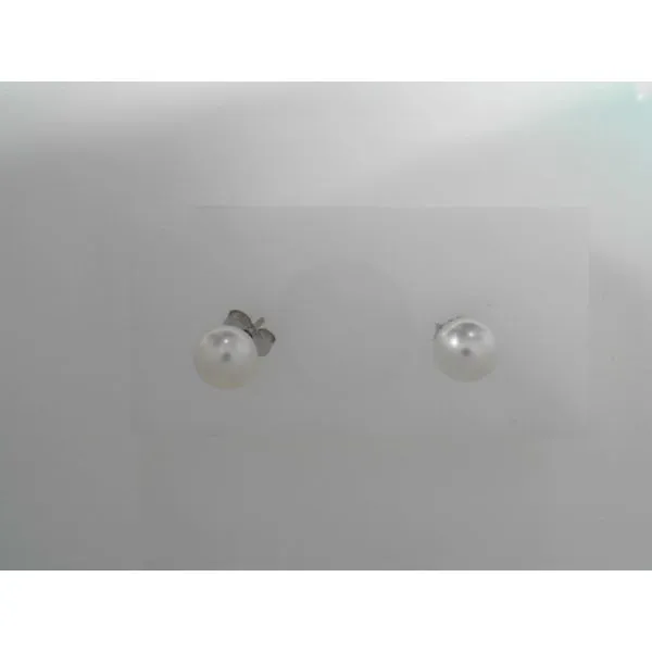 Round Pearl Stud Earrings Tennies Jewelry Appleton, WI