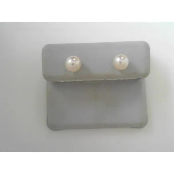 Yellow 14 Karat Pearl Stud Earrings Tennies Jewelry Appleton, WI