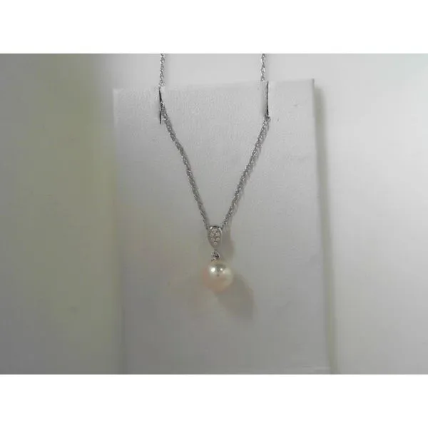 14Kt White Gold Pearl Pendant Tennies Jewelry Appleton, WI
