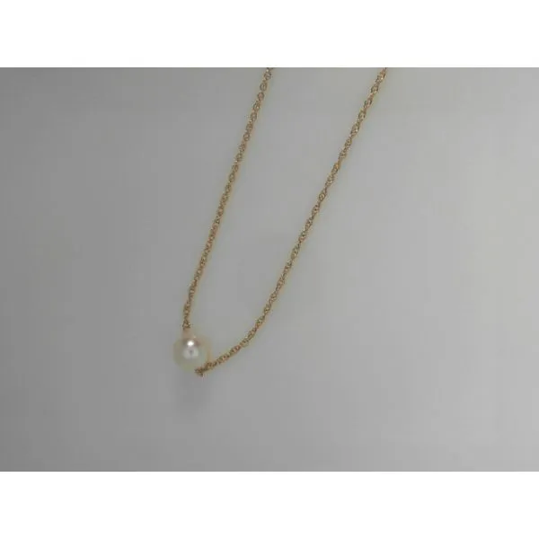 Add-a-Pearl Starter Necklace in 14K Gold Tennies Jewelry Appleton, WI