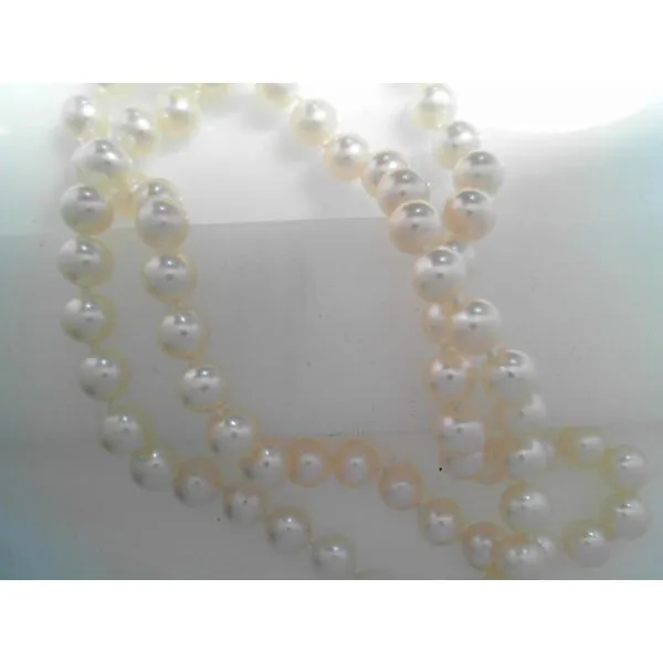 White Pearl Strand in 14K White Gold Tennies Jewelry Appleton, WI