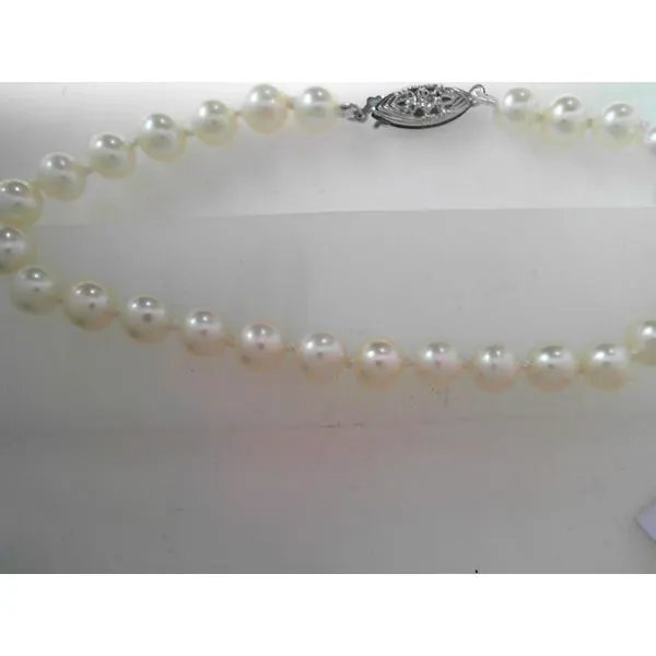 White Pearl 14K Gold Bracelet Tennies Jewelry Appleton, WI