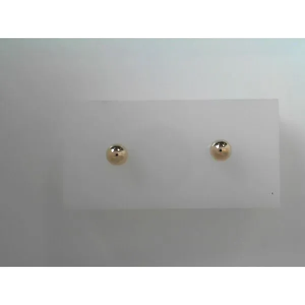 Yellow 14 Karat Ball Stud Earrings Tennies Jewelry Appleton, WI