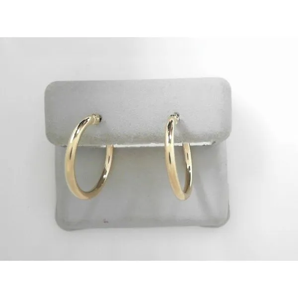 Yellow 14 Karat Hoop Earrings Tennies Jewelry Appleton, WI