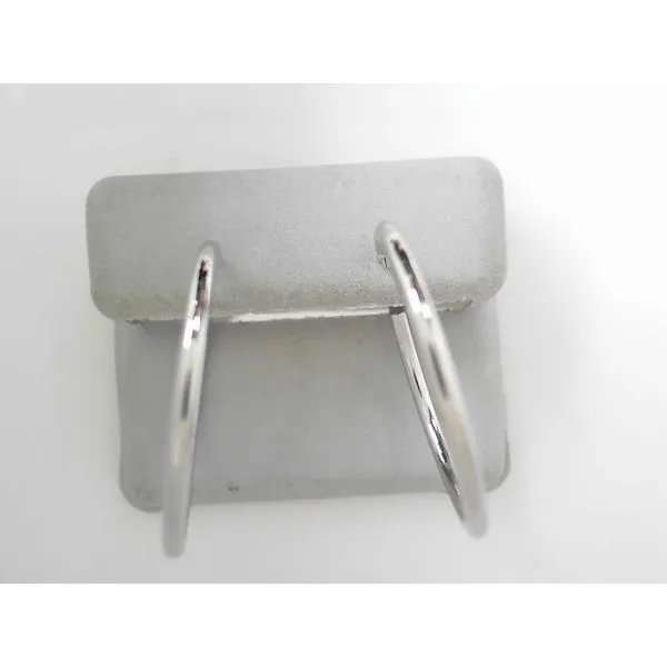 2X30mm Earrings in 14K White Gold Tennies Jewelry Appleton, WI
