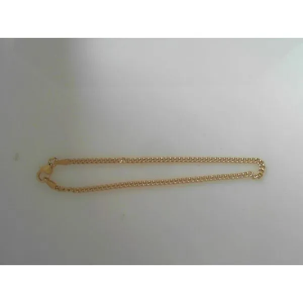 Yellow Sterling Silver Chain Bracelet Tennies Jewelry Appleton, WI