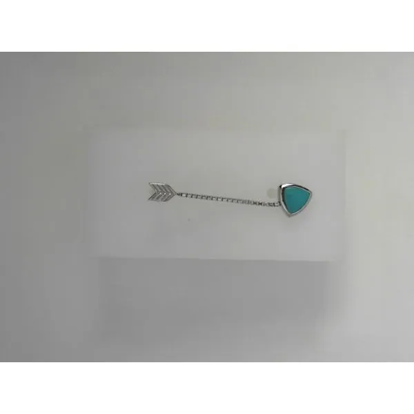 Sterling Silver Turquoise Arrow Stud Earrings Tennies Jewelry Appleton, WI