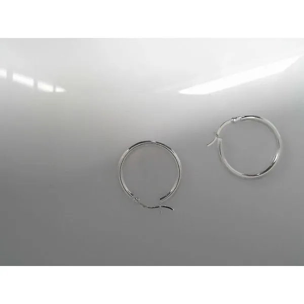 Sterling Silver Hoop Earrings Tennies Jewelry Appleton, WI