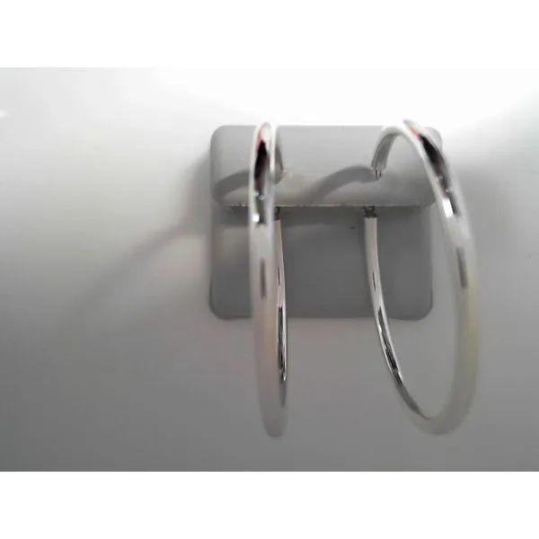 Sterling Silver Large Hoop Earrings Tennies Jewelry Appleton, WI
