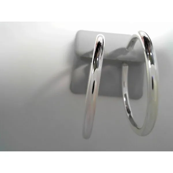Sterling Silver Large Hoop Earrings Tennies Jewelry Appleton, WI